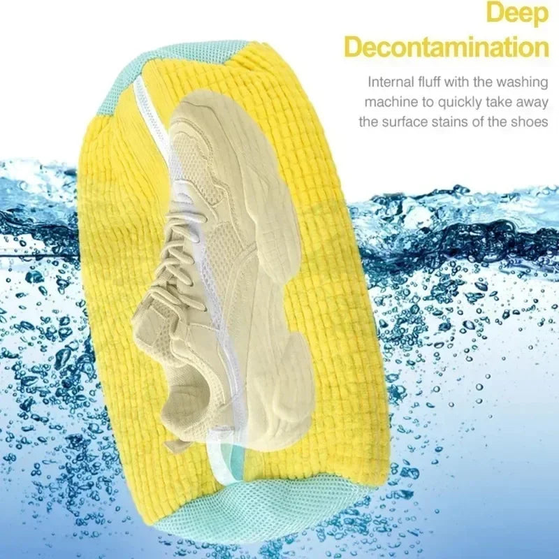 Sneaker Washing Mesh Bag – Protective Laundry Net for Cleaning Shoes