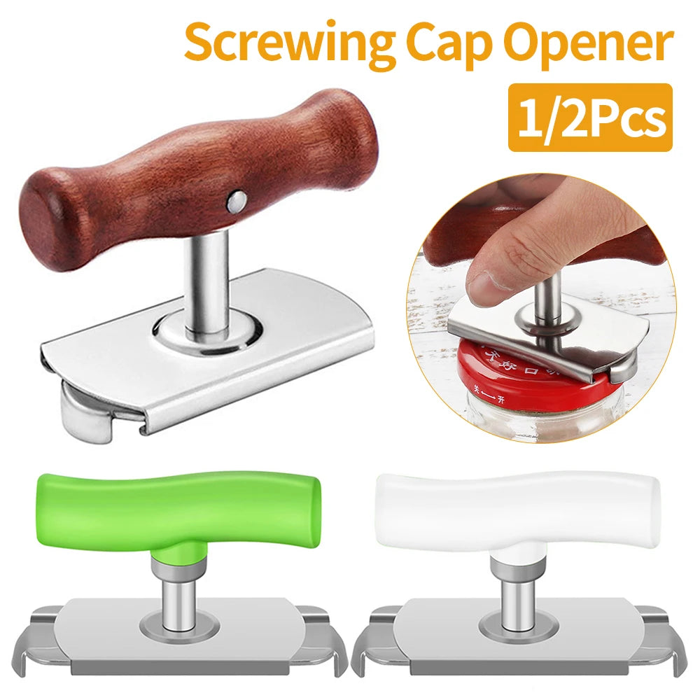 Adjustable Stainless Steel Jar Opener – Multi-Function Lid Tool for Kitchen