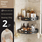 Bathroom Storage Rack – Adhesive Corner Shower Caddy for Shampoo