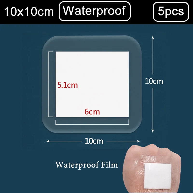 Sterile Bordered Gauze Pads – Waterproof Adhesive Wound Dressings for First Aid