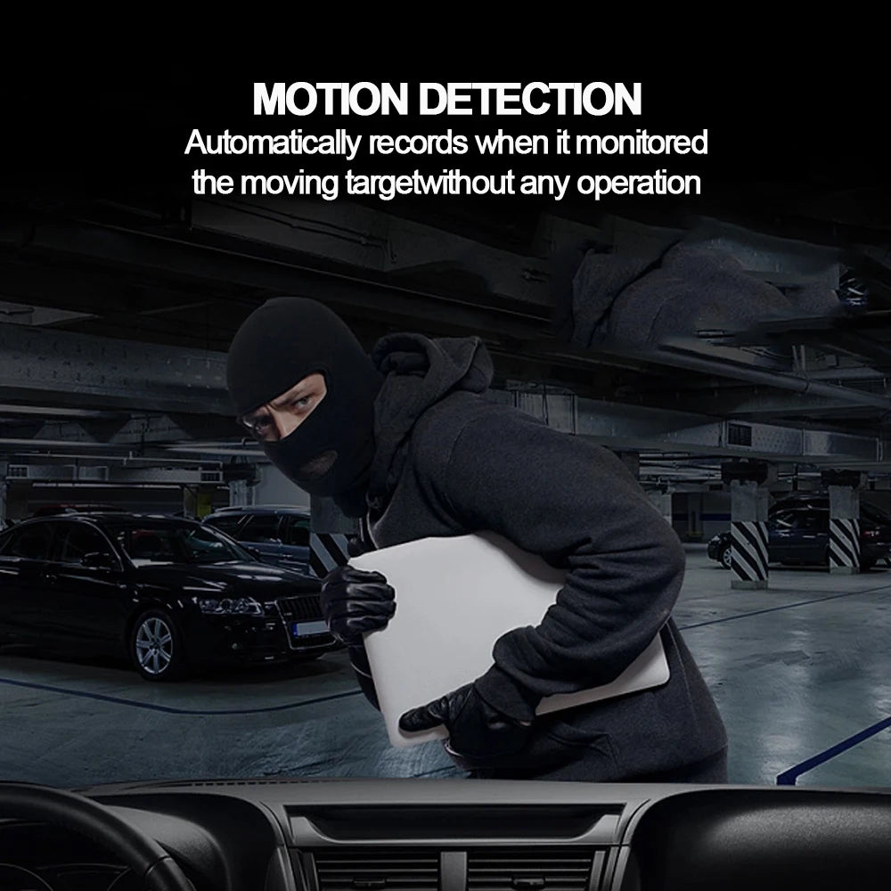 4-Channel Dash Cam – 360° WiFi Video Recorder for 24H Car Parking Surveillance