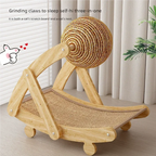 Vertical Sisal Cat Scratcher – Scratch-Resistant Claw Toy for Indoor Kittens