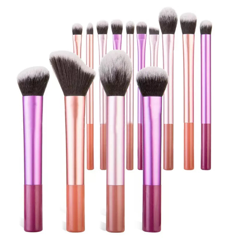 Synthetic Makeup Brush Set – Soft Cosmetic Tools for Foundation and Eyeshadow