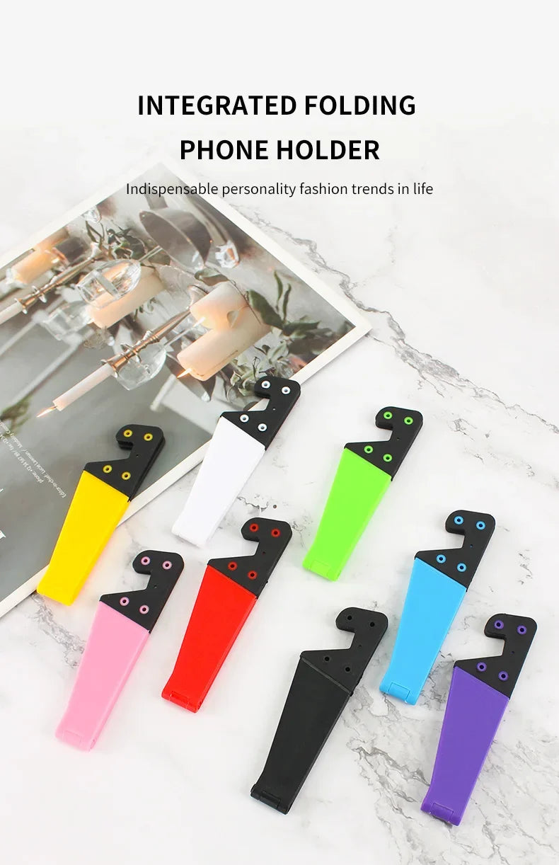Foldable Desk Phone Holder – Adjustable Mount Stand for Tablets and Smartphones