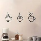 Metal Coffee Wall Art – Rustic Iron Signs for Coffee Shop Decor