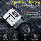 Rechargeable EDC Keychain Flashlight – Magnetic LED Work Light for Camping
