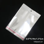 Self-Sealing Cellophane Bags – Transparent Adhesive Packaging for Gifts and Treats