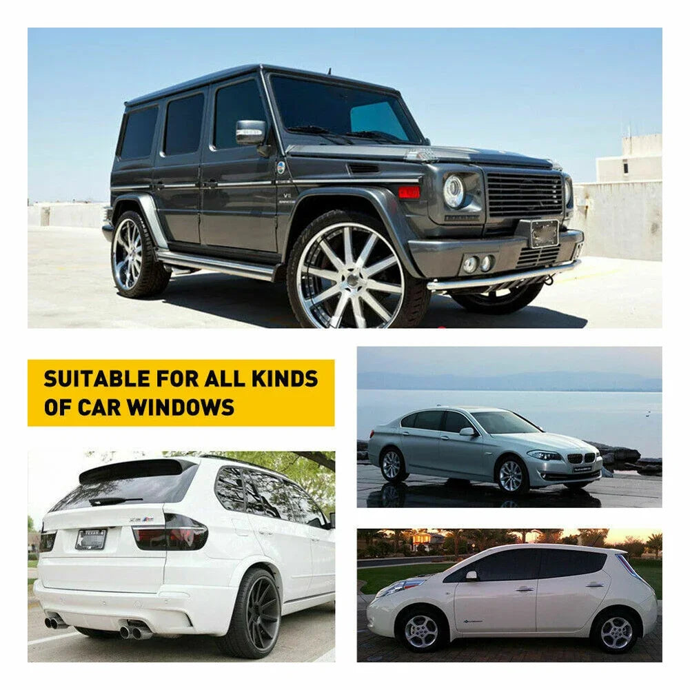 Black Window Tint Film – Solar UV Protection for Auto and Home Glass