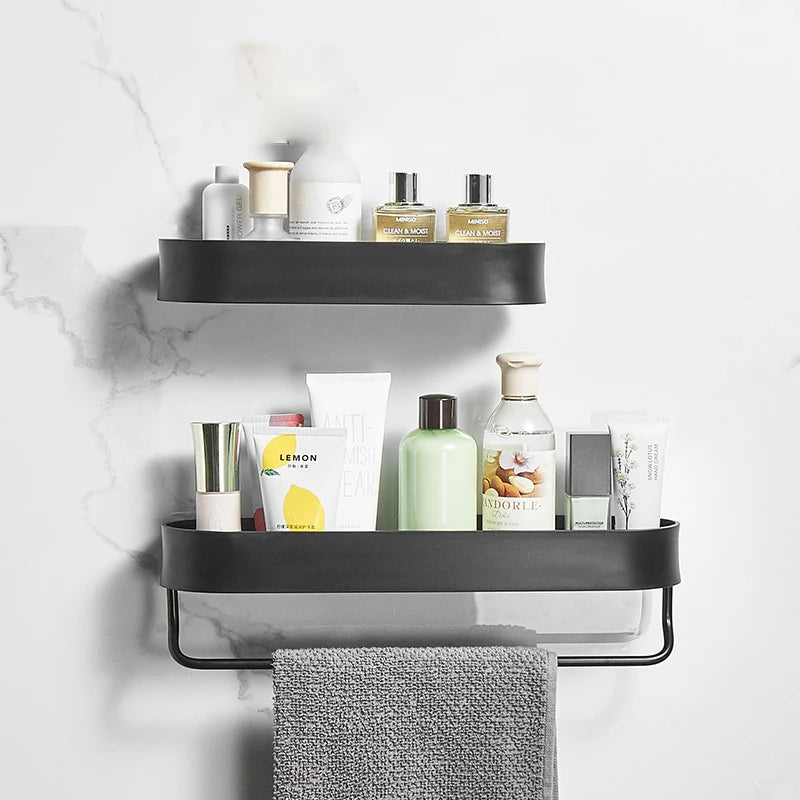 Bathroom Wall Mounted Shelf – No Drill Storage Rack for Shower Organization