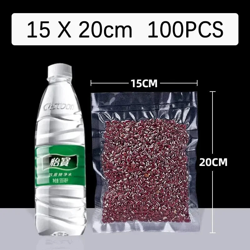 Heavy Duty Vacuum Sealer Bags – 100 Quart Size for Food Storage and Sous Vide