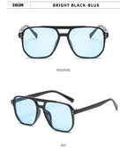 Vintage Square Mirror Sunglasses – Retro Fashion Eyewear for Women