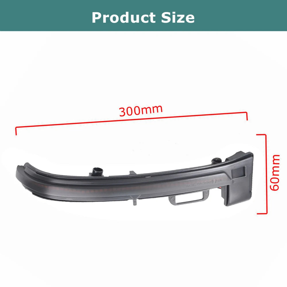 Dynamic LED Side Mirror Turn Signals – Sequential Arrow Light for Peugeot 308