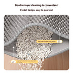 Waterproof Cat Litter Mat – Non-Slip Sand Trapping for Indoor Kittens