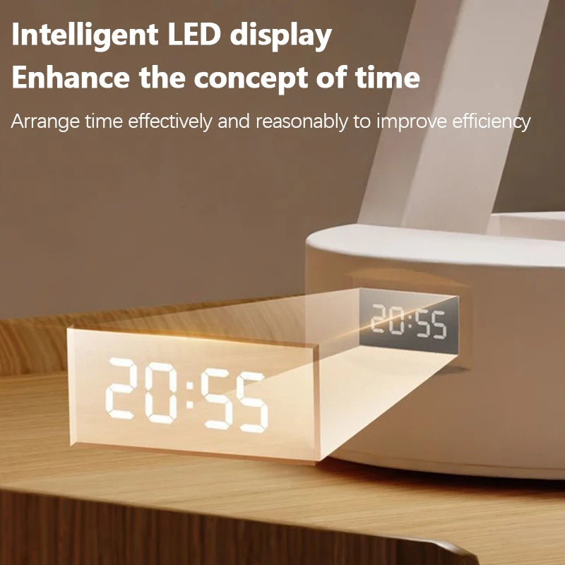 Foldable LED Desk Lamp – Rechargeable USB Reading Light for Home Office