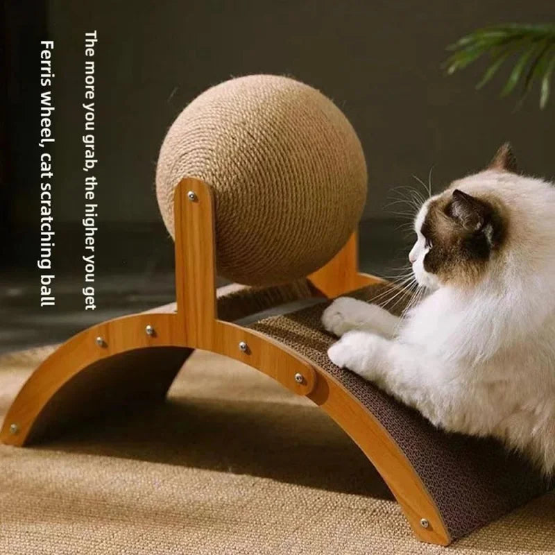 Natural Sisal Cat Scratcher – Furniture Protector for Indoor Play