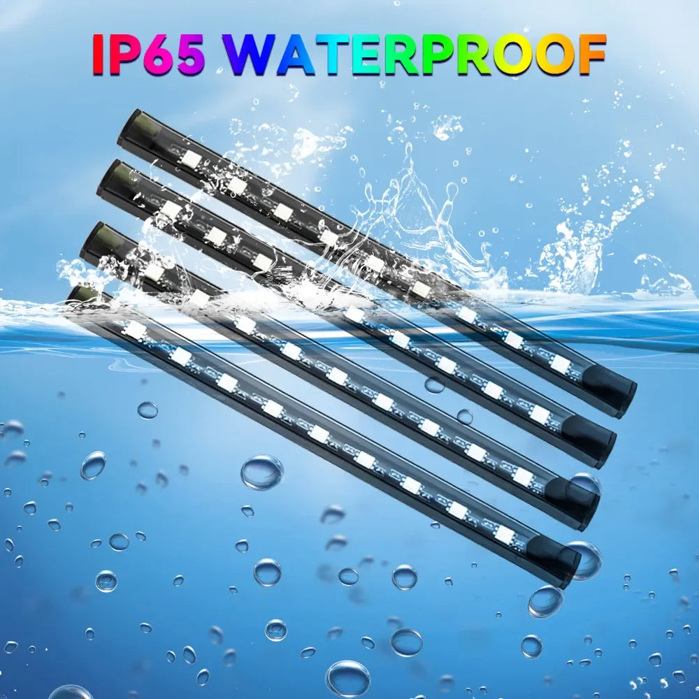 RGB LED Car Interior Light – Wireless Music Control for Auto Atmosphere