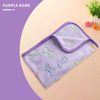 Pet Blanket – Coral Velvet Soft All-Season Pad for Dogs and Cats