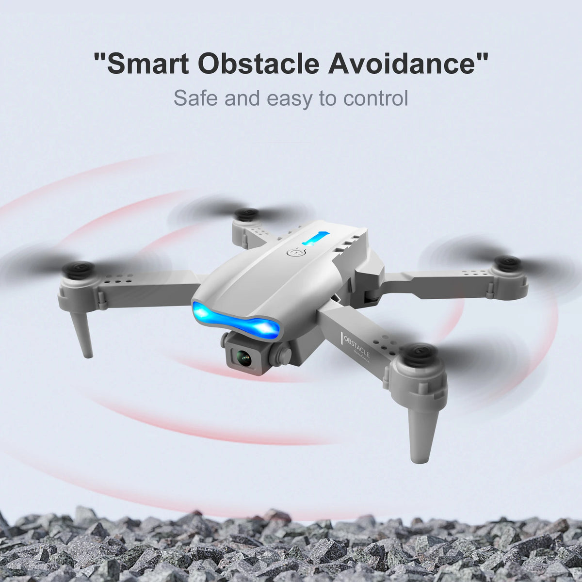 Dual Camera Drone – Obstacle Avoidance Quadcopter for Beginners and Kids