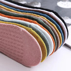 Silicone Invisible Boat Socks – Soft Cotton Women's Ankle Liners for Summer