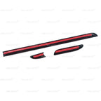 Carbon Fiber Console Trim – ABS Interior Door Panel Cover for Audi A3 S3 RS3