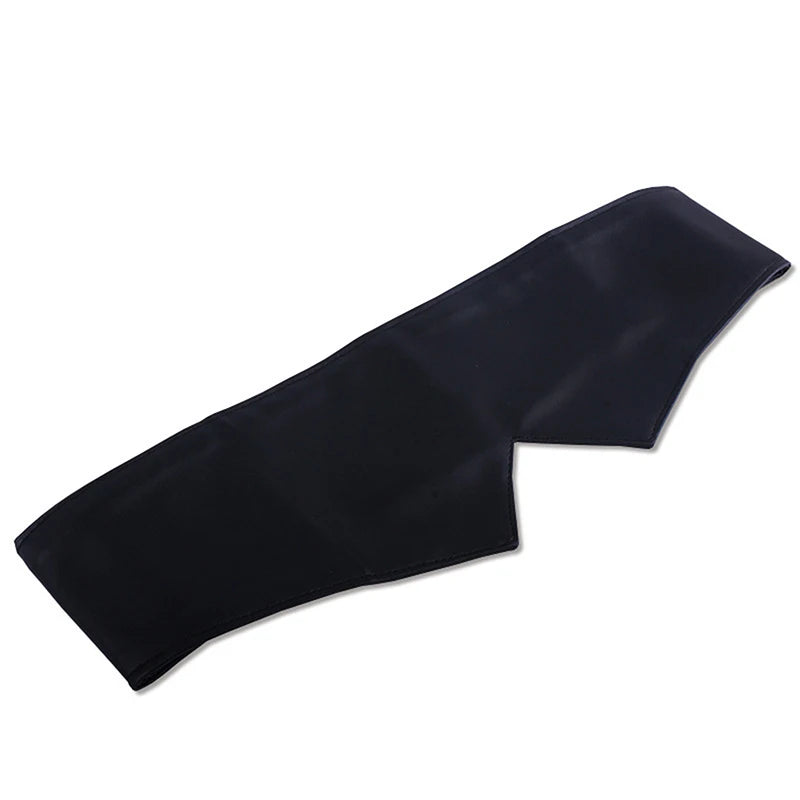 Black Fabric Eye Mask – Adjustable Blindfold for Anime Cosplay Costume