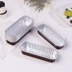 Aluminum Foil Mini Loaf Pans – 6.8oz Rectangular Containers for Home Baking