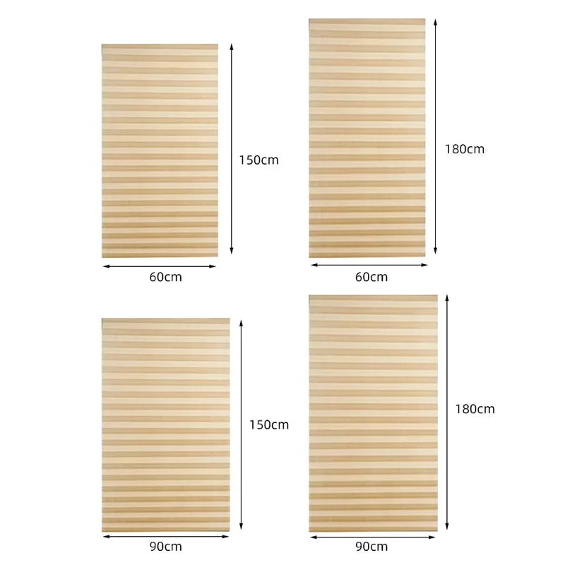 Self-Adhesive Pleated Blinds – Half Blackout Privacy Shades for Home Windows