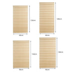 Self-Adhesive Pleated Blinds – Half Blackout Privacy Shades for Home Windows
