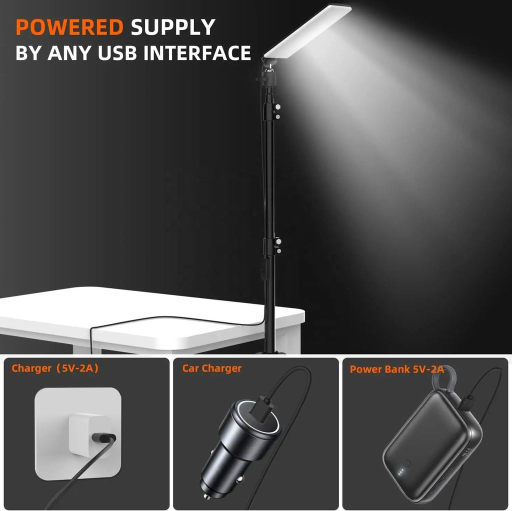 Portable LED Work Light – Telescoping Tripod for Outdoor Camping