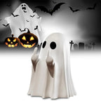 Resin Ghost Statue – Small Spooky Figurine for Halloween Home Decor