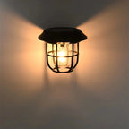 3-in-1 Solar LED Wall Lamp – Tungsten Decorative Lighting for Camping Garden