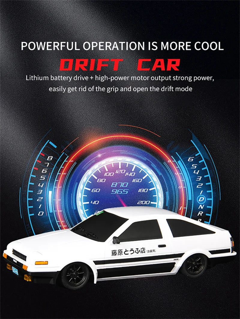 1:18 RC Drift Car – 2.4G Remote Control Vehicle with Gyro for Hobby Racing