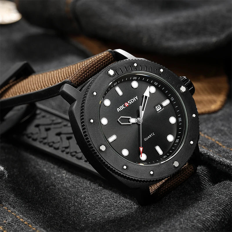 Luxury Chronograph Wristwatch – Waterproof Luminous Calendar for Men