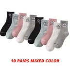 Cute Expression Print Mid Tube Socks – Comfy Cotton Hosiery for Women