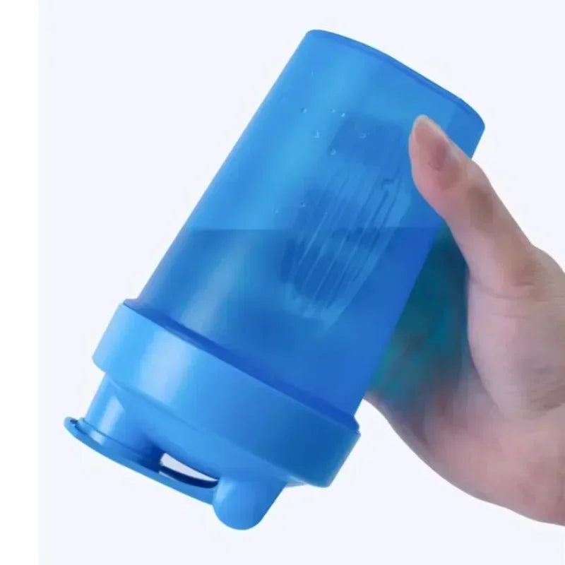 400ml Portable Plastic Shaker Bottle – Protein Mixer for Fitness Gym Sports