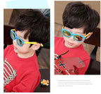 Polarized TR90 Kids Sunglasses – UV400 Silicone Shades for Outdoor Activities