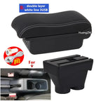 Center Console Armrest Box – Storage Organizer for Peugeot 208 2012-2018