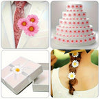 Silk Daisy Artificial Flowers – Floral Decorations for Wedding Home Decor