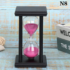Wooden Sandglass Timer – 30 Minute Hourglass for Home Office Decor