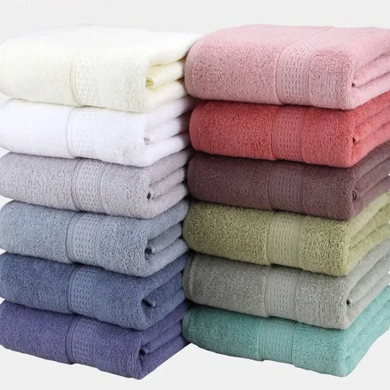 Absorbent Cotton Face Towel – Soft Hand Wash Cloth for Home and Hotel