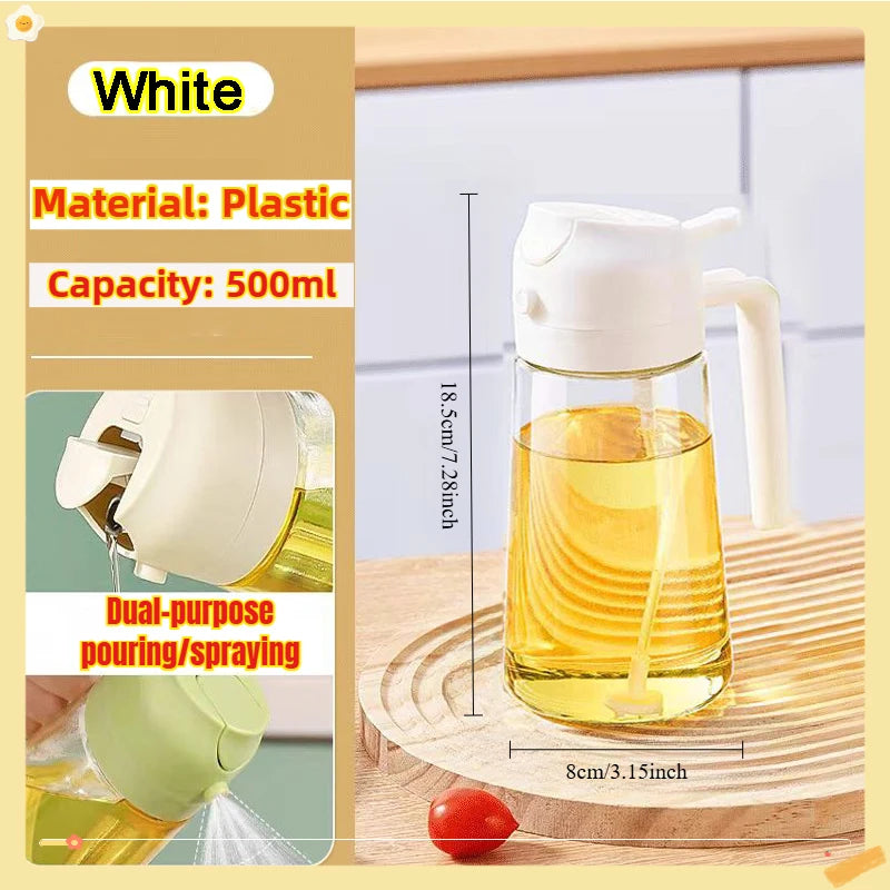 Oil Spray Bottle – Kitchen Vinegar Sprayer for BBQ Cooking and Baking