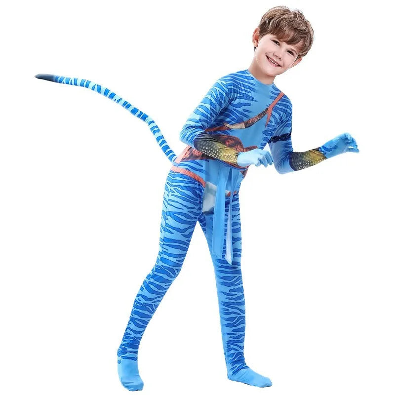 Avatar Alien Bodysuit – The Way of Water Jumpsuit for Halloween Cosplay