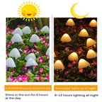 Mushroom Solar String Lights – LED Fairy Garden Decor for Outdoor Landscapes
