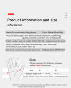 Anti-Slip Full Finger Cycling Gloves – Breathable MTB Gear for Men and Women