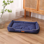 Waterproof Oxford Dog Bed – Thickened PP Cotton Mat for All Seasons