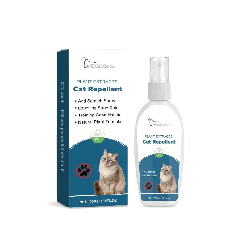 Indoor Cat Repellent Spray – Natural Deterrent for Protecting Home Furniture