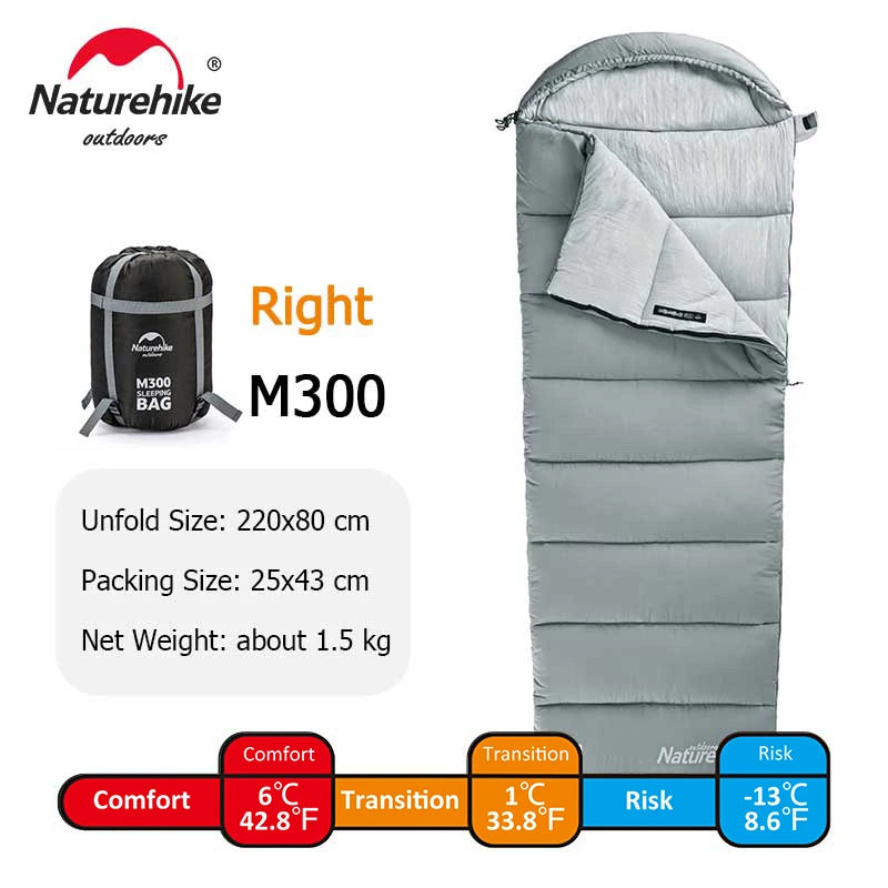 Ultralight Winter Sleeping Bag – Waterproof Hooded Gear for Outdoor Camping