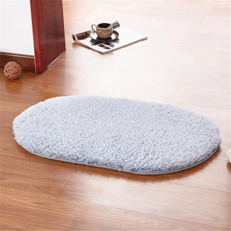 Absorbent Microfiber Floor Mat – Non-Slip Bathroom Rug for Home Decor
