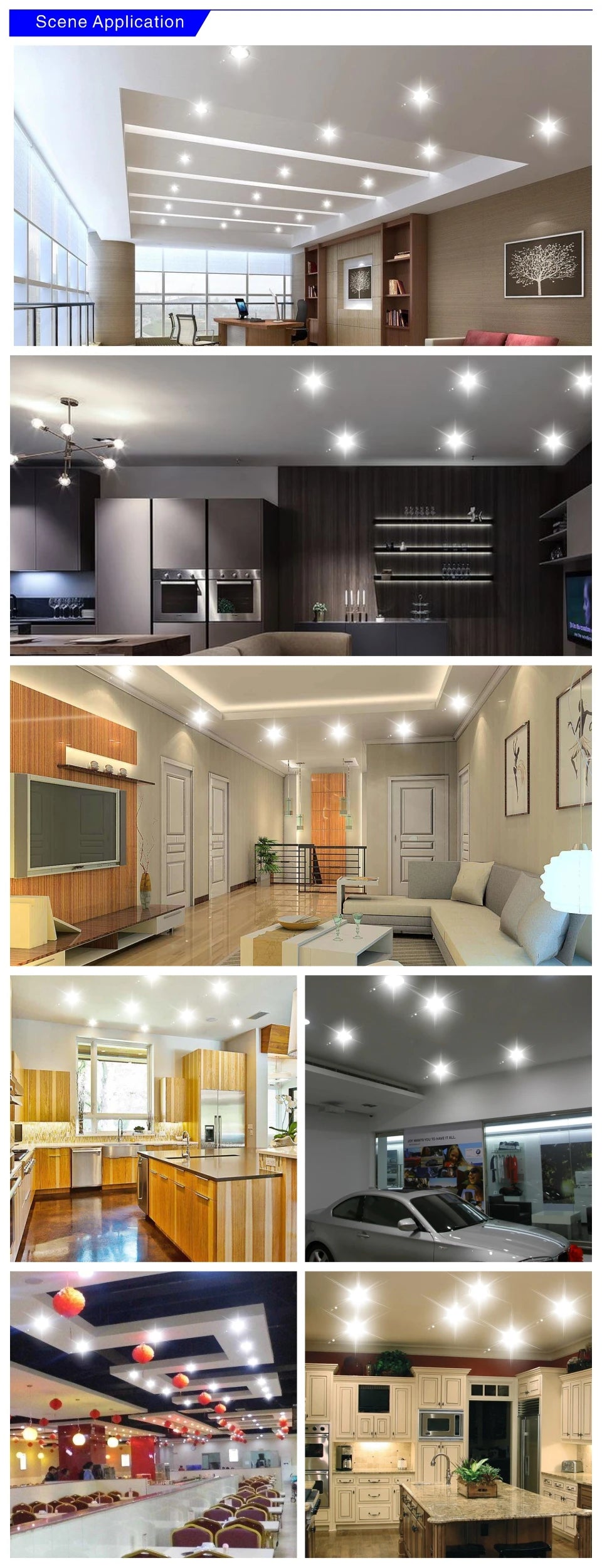 Ultra-thin LED Downlight – 3W Embedded Spotlight for Kitchen and Bathroom