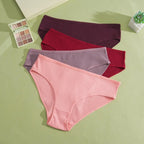 Cotton Briefs – Soft Striped Low Rise Underwear for Women